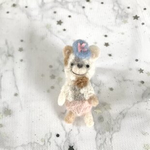 サンプル 羊毛フェルト ハンドメイド ヨークシャテリア犬 オーダー