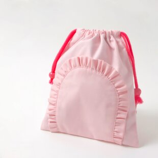 フリル コップ袋 ピンク Kids | iichi 日々の暮らしを心地よくする