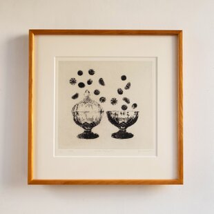 風景画 パリ 版画「街角の黄色いひさしのあるカフェ」 | iichi 日々の