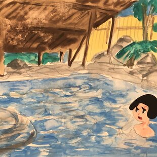 □ アクリル画 OKINAWA 21 a □ | iichi 日々の暮らしを心地よくする