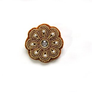 ＊ ＊☆ハンドメイドミナペルホネン⚮̈ jelly flower♡点と線刺繍