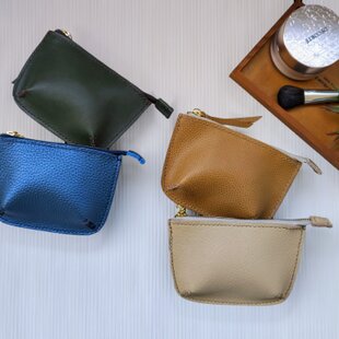 リバティ ラミネート/帆布 20cmファスナー コスメポーチ ＜Wild 