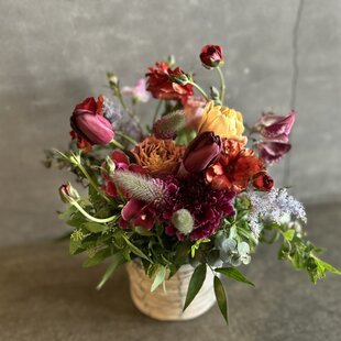 ☆クレイフラワー作品（薔薇とティータイム）☆ | iichi 日々の暮らし