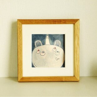 額縁付き手描き油絵 原画 ※一点もの 気持ちをかたちに」油絵原画 一点物 額縁付 豪華プレゼント付き