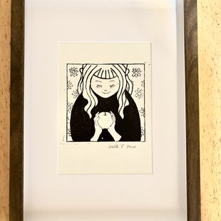 樹林・2024/銅版画(額あり） | iichi 日々の暮らしを心地よくする