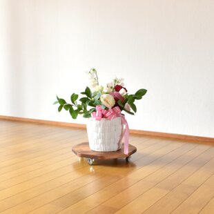 天然木の三角形花台 飾り台 拭き漆仕上げ【一点もの】 | iichi 日々の
