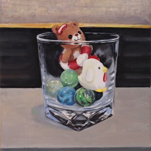 絵画「PAN」油彩・原画・直径25㎝ 丸形・アートパネル | iichi 日々の