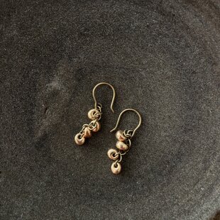 ベネチアンガラス ムラーノ島 青×シルバー ピアス】 | iichi 日々の