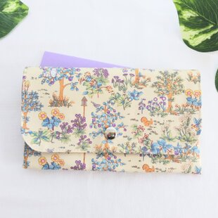 花刺繍のメガネケース～ラベンダー色の小花～ | iichi 日々の暮らしを