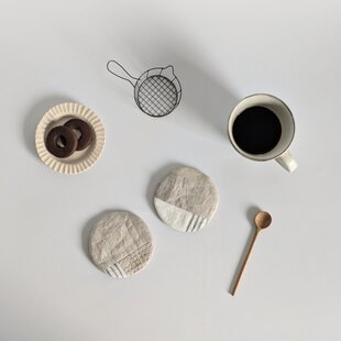 95 帯ランチョンマット・コースター セット 敷物 花瓶敷 テーブル
