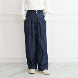 秋冬リネン*もんぺパンツ*ブラウン | iichi 日々の暮らしを心地よく