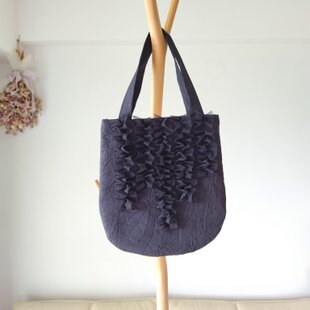 オトナかわいいバンブーバッグ 北欧 花刺繍柄 | iichi 日々の暮らしを