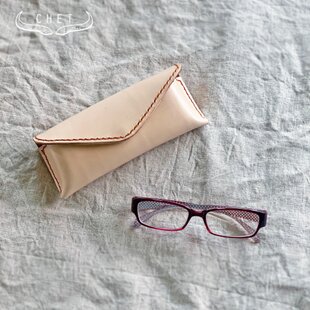 ✳︎ハンドメイド☆ミナペルホネンメガネケース 蝶々hütteスカイフル