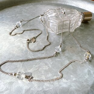 N306-ヴィンテージネックレス U.S.A. 1960's Victorian Filigree