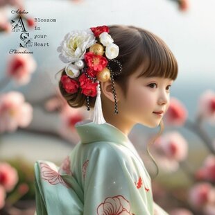 桜のヘアクリップ （ つまみ細工＊受注制作 ） | iichi 日々の暮らしを