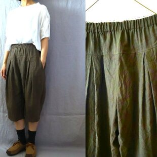 大島紬リメイク＊ガウチョパンツ | iichi 日々の暮らしを心地よくする