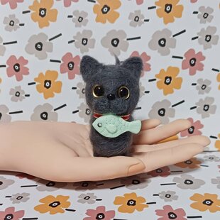 Yahoo!オークション - 羊毛フェルト 犬 ヨークシャーテリア ふとちえ様
