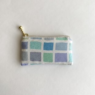 ＊お取り置き中＊ ミナペルホネン　ミニミニポーチ　レア　ハンドメイド ミナペルホネン minaperhonen symphony ハンドメイド マチ付き