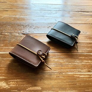 ﾙｶﾞﾄｰｼｮﾙﾀﾞｰ 二つ折り財布 紺 | iichi 日々の暮らしを心地よくする