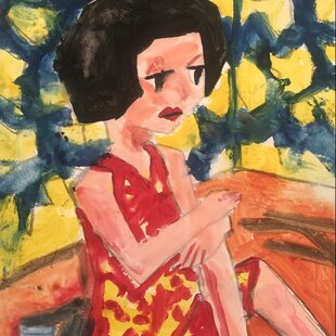 絵画販売・水彩原画「春爛漫」 | iichi 日々の暮らしを心地よくする