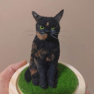 うちの子 猫オブジェ｜羊毛フェルト リアル再現 オーダーメイド