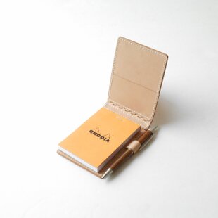 ほぼ日手帳対応 牛革文庫サイズ手帳 刻印＆拭き染め | iichi 日々の