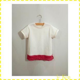 は　前開きスモック　紺×ステッチリボンレース　130〜140 前開きスモック 130 紺色×ステッチリボンレース | iichi 日々の暮らし