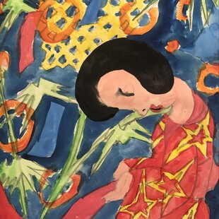 水彩・原画「植物画・ウツボカズラ」 | iichi 日々の暮らしを心地よく