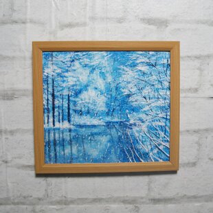 アトリエ富士吉田から金の赤富士○がんどうあつし絵画油絵F6号額縁付