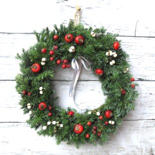 24日までセールします！バラと木ノ実のクリスマスリース | iichi 日々