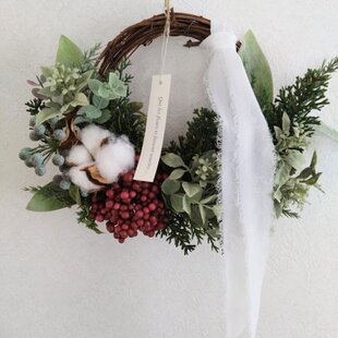 森の木の実のクリスマスリース | iichi 日々の暮らしを心地よくする