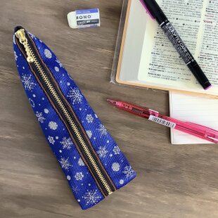 リバティ がま口ペンケース 口金16.5cm 猫 ミャオウ 514 | iichi 日々