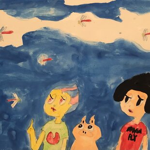水彩・原画「夏野菜」 | iichi 日々の暮らしを心地よくする
