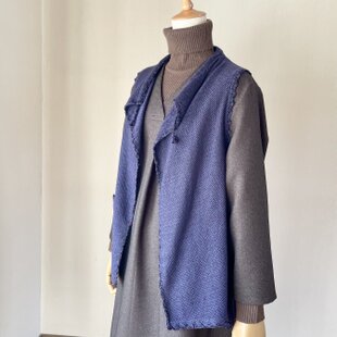柿渋ムラ染め服 linen100 | iichi 日々の暮らしを心地よくする