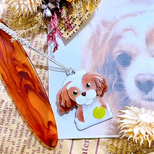 うちの子オーダー】犬さん猫さん•七宝焼根付け | iichi 日々の暮らしを
