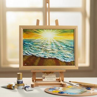 ☆開運奇跡の『ダビデの星』☆がんどうあつし絵画油絵F3号油彩額付縦