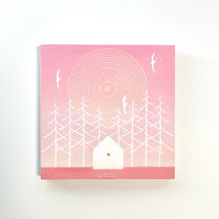 22×27㎝「朝の桜3」油彩・原画・F3 | iichi 日々の暮らしを心地よく