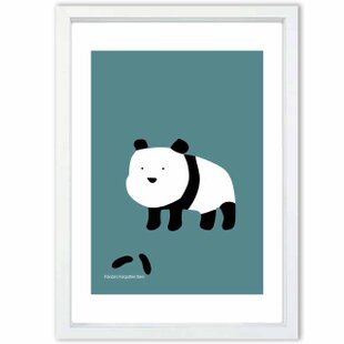 尾九 開運イラスト めで鯛 福達磨 黄色 A4サイズ フレーム付き | iichi