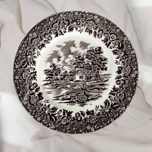 古伊万里 染付 草花文 くらわんか皿 江戸後期 D765 | iichi 日々の
