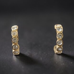 フレンチジェット イヤリング フランスヴィンテージ ブロカントのある