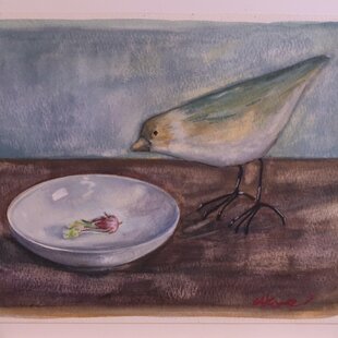 額付き水彩画「イタリアングレーハウンド」原画 | iichi 日々の暮らし