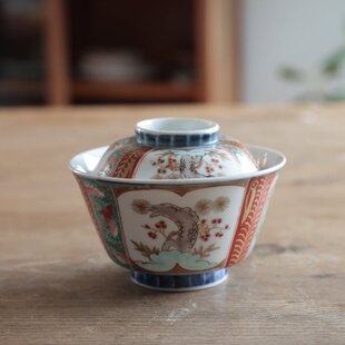 古伊万里 染錦 鳳凰桐葉文八寸皿 明治時代 | iichi 日々の暮らしを