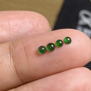 穴あきアマゾナイト[61] 41x23mm 天然石 ／ ルース ／カボション