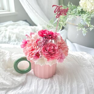 ☆クレイフラワー作品（薔薇とティータイム）☆ | iichi 日々の暮らし