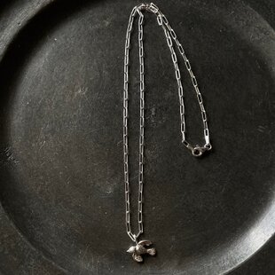 極小ケシパールネックレス 芥子 無核 淡水 真珠 バロック 4~5mm 金属