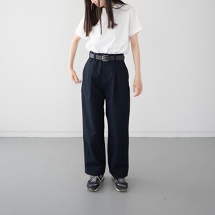 古布リメイク 藍染ワイドパンツ 藍染 刺し子 型染 時々堂オリジナル