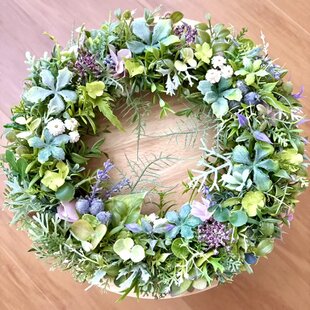 布花 淡いピンク色のバラリース / 00147 | iichi 日々の暮らしを