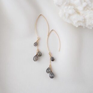 petal K18・緋銅 ピアス | iichi 日々の暮らしを心地よくする