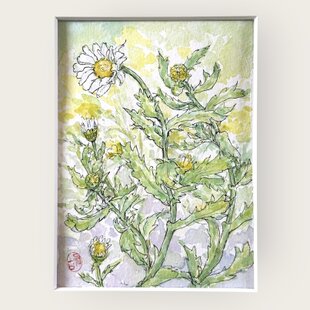○『西湖から陽色に染まる朝日の富士山』がんどうあつし油絵原画F4額付