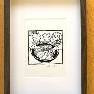 小鳥・2020 / 銅版画 (額あり） | iichi 日々の暮らしを心地よくする